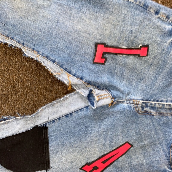 Custom cross over jeans (custom) - Picture 3 of 8